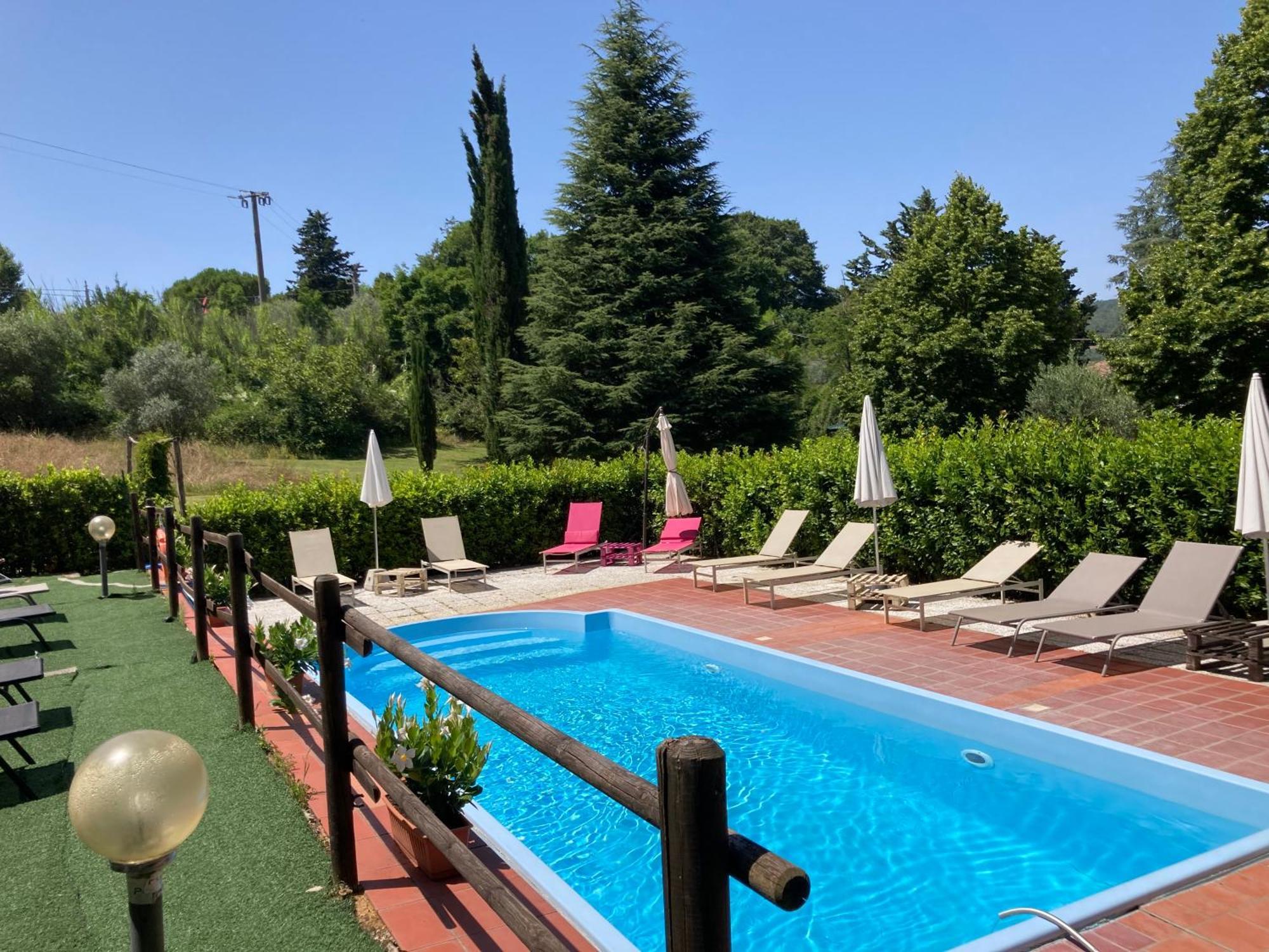 מונטסקודאיו Agriturismo Le Colline מראה חיצוני תמונה